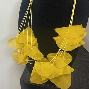 Yellow Hang  Necklace